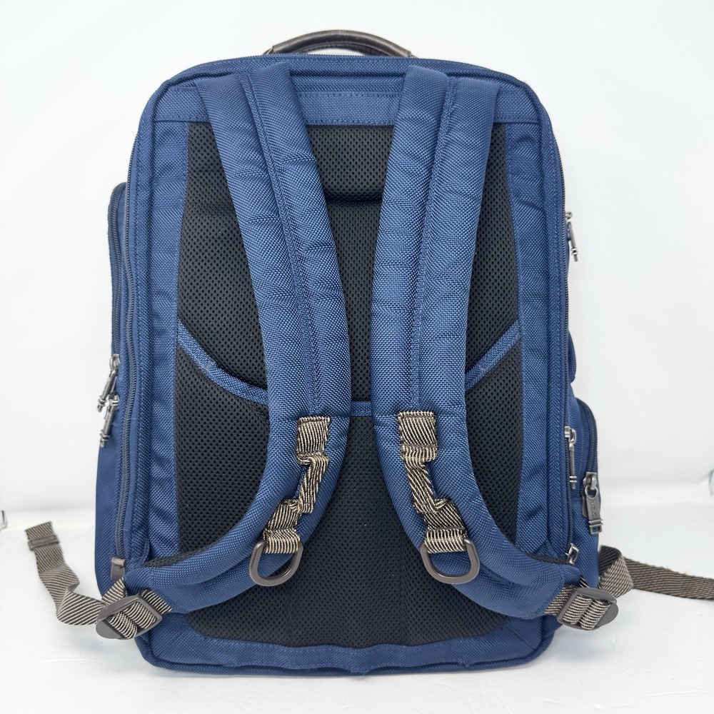 The TUMI Alpha Bravo Kingsville Deluxe Backpack Nylon Canvas Ballistic Bag 22382 - Picture 4 of 12